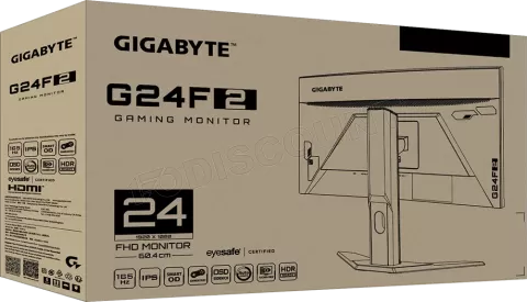 Photo de Ecran 24" Gigabyte G24F 2 Full HD 165Hz (Noir)