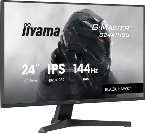 Photo de Ecran 24" Iiyama G-Master Black Hawk G2441HSU-B1 Full HD 144Hz (Noir)