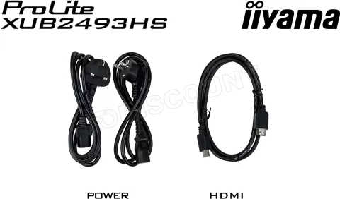 Photo de Ecran 24" Iiyama ProLite XUB2493HS-B6 Full HD 100Hz (Noir)