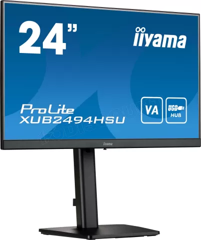 Photo de Ecran 24" Iiyama ProLite XUB2494HSU-B2 Full HD (Noir)