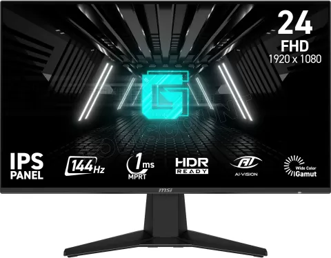 Photo de Ecran 24" MSI Gaming G242L E14 Full HD 144Hz (Noir)