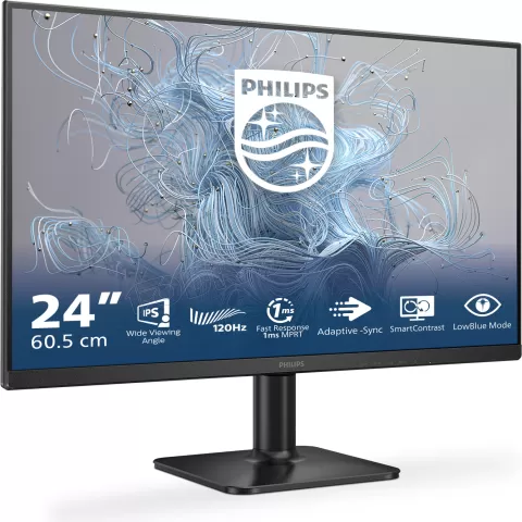 Photo de Ecran 24" Philips 24E2N1110/00 Full HD 120Hz (Noir)