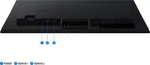 Photo de Ecran 24" Samsung Essential Monitor S3 S32GF Full HD 120Hz (Noir)
