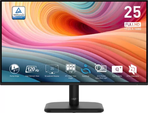 Photo de Ecran 25" MSI Pro MP251L E2 Full HD 120Hz (Noir)