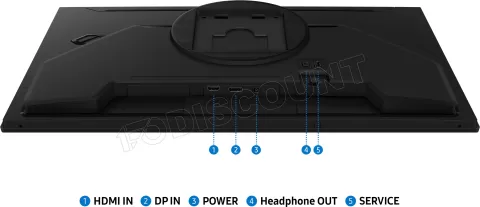 Photo de Ecran 25" Samsung Odyssey G4 G40H Full HD 300Hz (Noir)