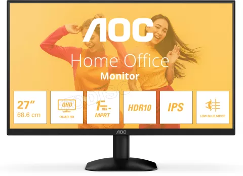 Photo de Ecran 27" AOC Basic B3 Q27B35E Quad HD 100Hz (Noir)