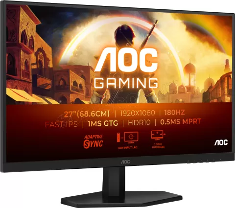 Photo de Ecran 27" AOC Gaming G4 27G42E Full HD 180Hz (Noir)