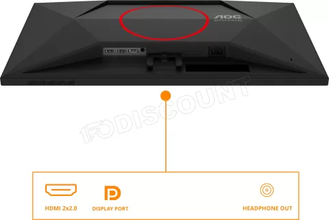 Photo de Ecran 27" AOC Gaming G4 27G4ZRE Full HD 260Hz (Noir)