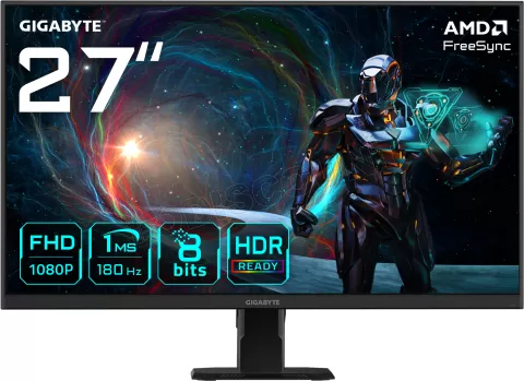 Photo de Ecran 27" Gigabyte GS27FA Full HD 180Hz (Noir)