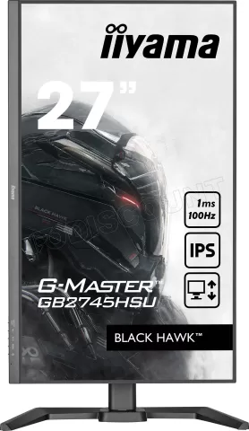 Photo de Ecran 27" Iiyama G-Master Black Hawk GB2745HSU-B1 Full HD (Noir) 100Hz
