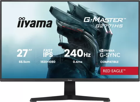Photo de Ecran 27" Iiyama G-Master Red Eagle G2771HS-B1 Full HD 240Hz (Noir)