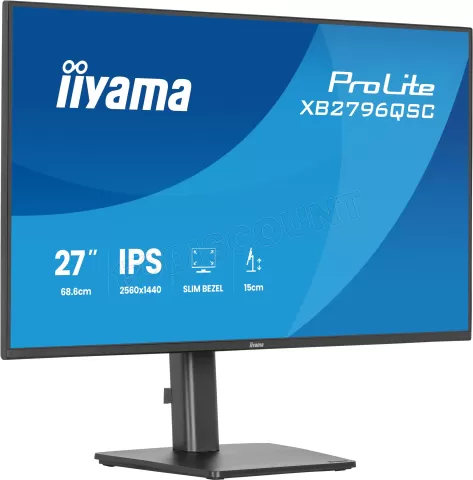 Photo de Ecran 27" Iiyama ProLite XB2796QSC-B1 Quad HD 75Hz (Noir)