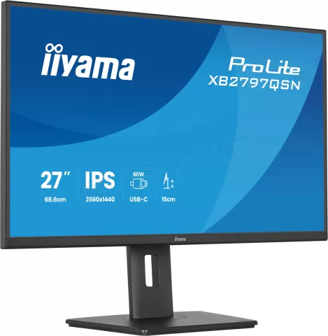 Photo de Ecran 27" Iiyama ProLite XB2797QSN-B1 Quad HD (Noir)