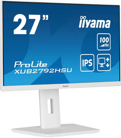 Photo de Ecran 27" Iiyama ProLite XUB2792HSU-W6 Full HD (Blanc) 100Hz