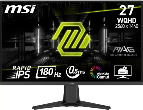 Photo de Ecran 27" MSI Mag 275QF Quad HD 180Hz (Noir)