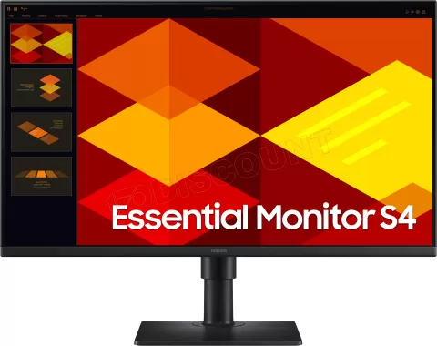Photo de Ecran 27" Samsung Essential S4 S40GDS Full HD 100Hz (Noir)