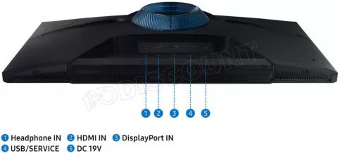 Ecran 27 Samsung Odyssey G3 S27AG500NU Quad HD (Noir) 165Hz à prix bas