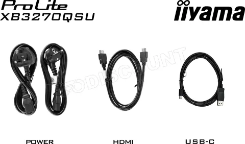 Photo de Ecran 32" Iiyama ProLite XB3270QSU-B1 Quad HD 100Hz (Noir)