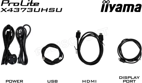 Photo de Ecran 43" Iiyama ProLite X4373UHSU-B1 4K Ultra HD (Noir)
