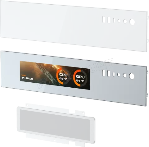 Photo de Ecran 9" pour boitier Cougar CFV235 (Blanc)