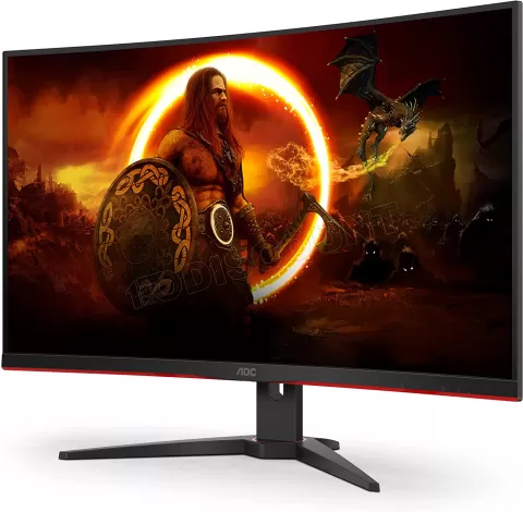 Photo de Ecran incurvé 32" (16:9) AOC Gaming C32G2ZE Full HD (Noir) 240Hz