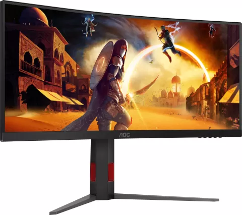 Photo de Ecran incurvé 34" AOC Gaming G4 CU34G4Z UWQHD 240Hz (Noir)
