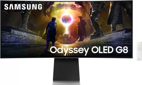 Photo de Ecran incurvé 34" Samsung Odyssey OLED G8 G85SD WQHD 175Hz (Noir)