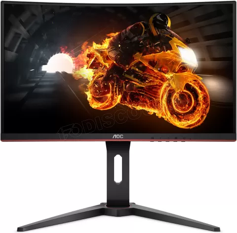 Photo de Ecran LED 24" incurvé AOC C24G1 Full HD (Noir) 144Hz