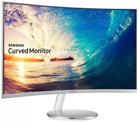Photo de Ecran LED 27" incurvé Samsung C27F591FDU Full HD (Argent)
