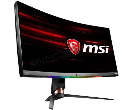 Photo de Ecran LED 34" incurvé MSI Optix MPG341CQR UltraWide Quad HD 144Hz