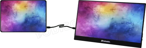 Photo de Ecran portable 14" Verbatim Light Full HD (Noir)