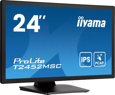 Photo de Ecran tactile 24" Iiyama ProLite T2452MSC-B1 Full HD (Noir)