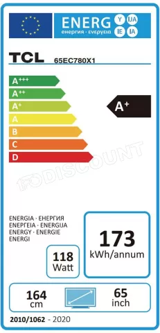Photo de Ecran/TV LED 65" TCL 65EC780 4K Ultra HD