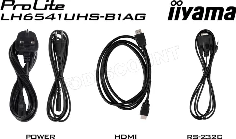 Photo de Ecran/TV Professionnel 65" Iiyama Prolite LH6541UHS-B1AG 4K Ultra HD (Noir)