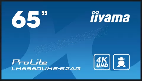 Photo de Ecran/TV Professionnel 65" Iiyama Prolite LH6560UHS-B2AG 4K Ultra HD (Noir)