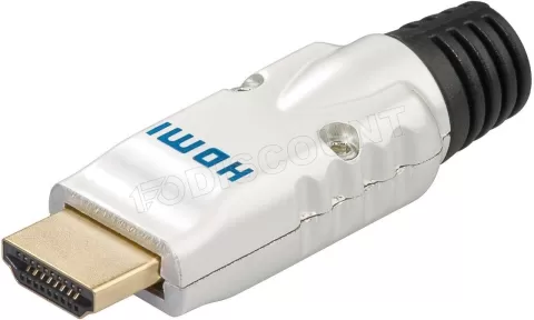 Photo de Embout Goobay HDMI mâle à souder (Blanc)