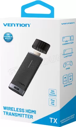 Photo de Emetteur sans fil HDMI Vention 40m (Noir)