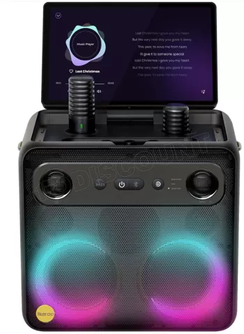 Photo de Enceinte Karaoké nomade Ikarao Break X2 écran tactile 10.1" (Noir)