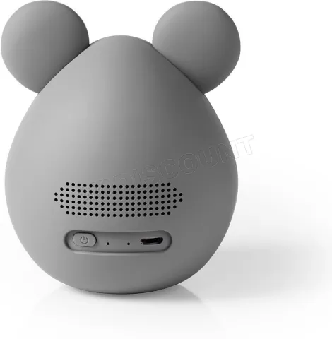 Photo de Enceinte nomade Bluetooth Animaticks Melody Mouse (Gris)