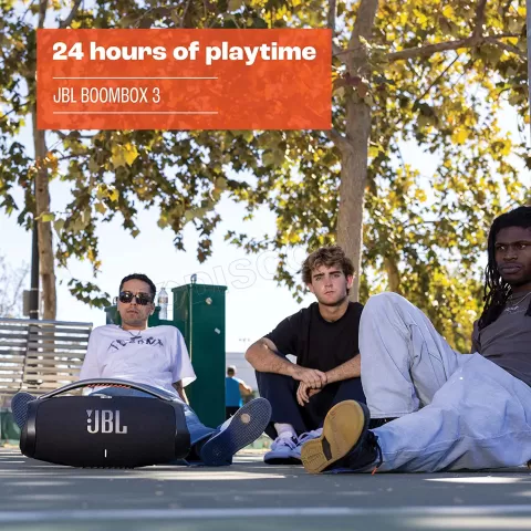 Photo de Enceinte nomade Bluetooth JBL Boombox 3 (Noir)