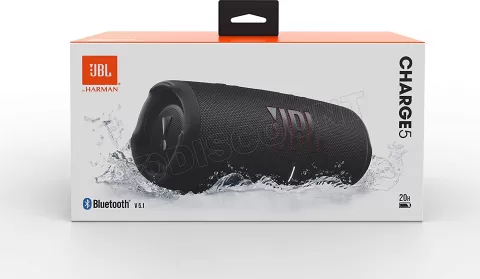 Photo de Enceinte nomade Bluetooth JBL Charge 5 (Noir)