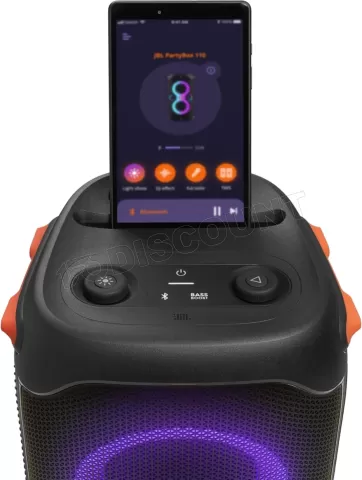 Photo de Enceinte nomade Bluetooth JBL PartyBox 110 (Noir)