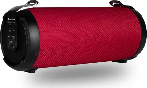 Photo de Enceinte nomade Bluetooth NGS Roller Tempo (Rouge)
