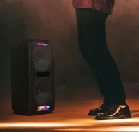Photo de Enceinte nomade Bluetooth R-Music Power Box LED (Noir)