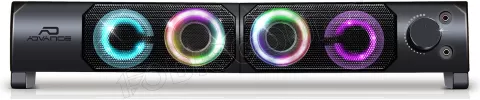 Photo de Enceintes 2 en 1 Advance SoundPhonic 2.0 RGB (Noir)