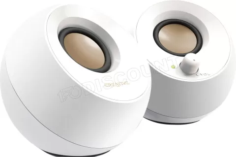 Photo de Enceintes Creative Labs Pebble (Blanc)