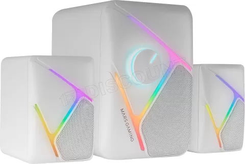 Photo de Enceintes Mars Gaming MS-H21 RGB (Blanc)