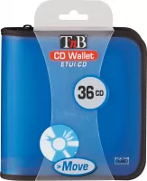 Photo de Etui CD T'nB Move Color 36 CD/DVD (Bleu)