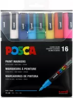 Photo de Etui de 16 marqueurs Posca PC3M