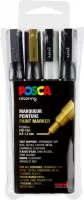 Photo de Etui de 4 marqueurs Posca PC3M